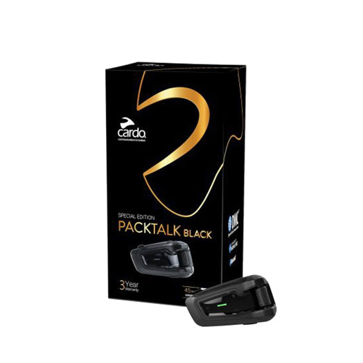 Sidevahend Cardo Scala Rider Packtalk BOLD JBL Solo - BLACK Ed.
