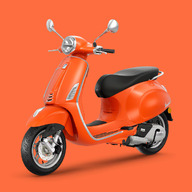 Roller Vespa Primavera 125, Arancio Impulsivo