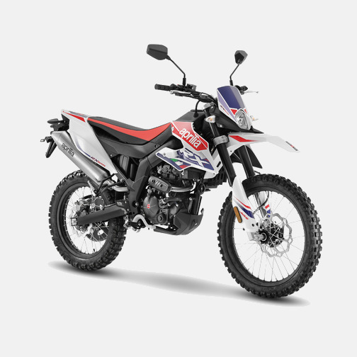 Mootorratas Aprilia RX 125 EURO 5, rally tribute