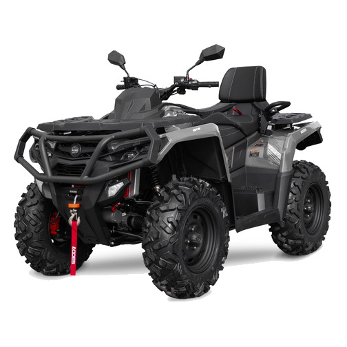 ODES 650L EPS Basic V-Twin T3b, titan grey + tasuta haagis