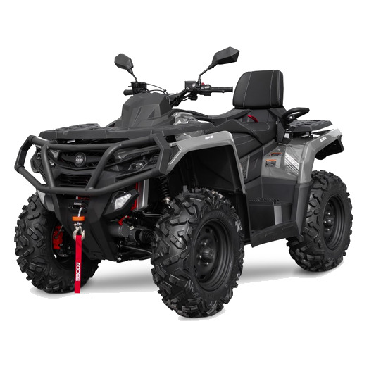 ODES 650L EPS Basic V-Twin T3b, titan grey + tasuta haagis
