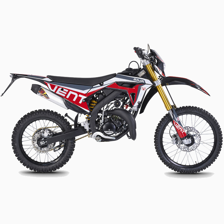 VENT BAJA 50 MY 2026 L1e tänavalegaalne must/punane 