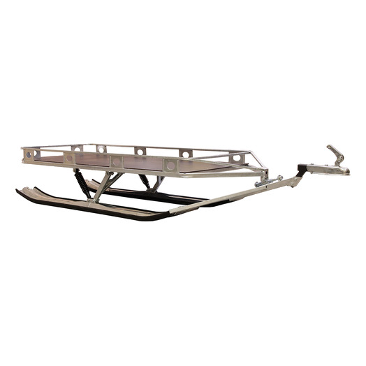 Ski sled: (platform trailer on skis)