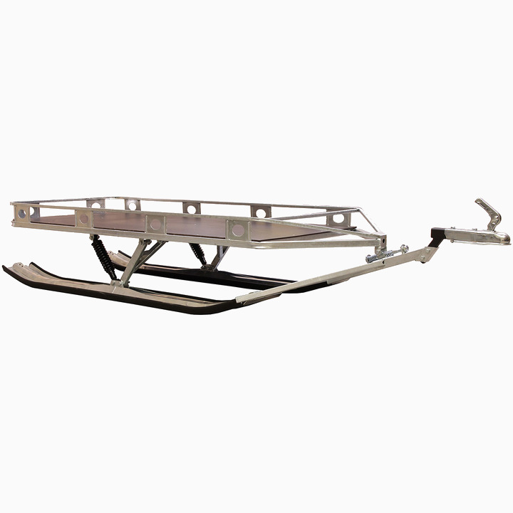 Ski sled: (platform trailer on skis)