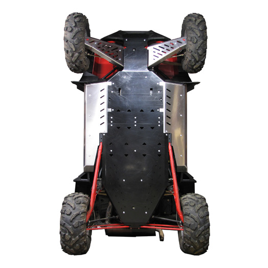 Plastikust põhjakaitsme täiskomplekt: Polaris RZR 900 XP (-2014)