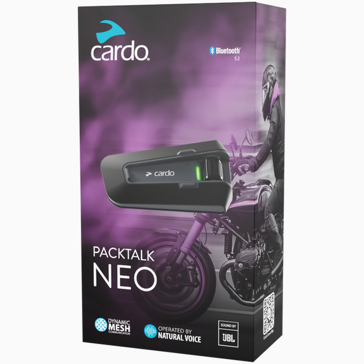 Sidevahend Cardo Packtalk Neo Single JBL (ühene komplekt)