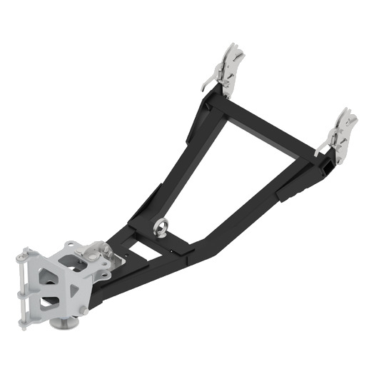 V-plow front-mount push tubes: for tracks fitted ATV: ( regular mount )