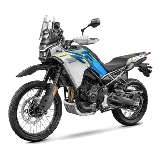 Mootorratas CFMOTO 450MT, sinine/valge