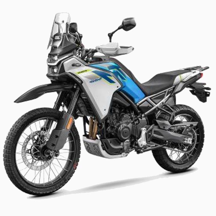 Mootorratas CFMOTO 450MT, sinine/valge