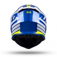 Kiiver MX/Enduro UFO Plast INTREPID TG HE157, sinine/valge/kollane