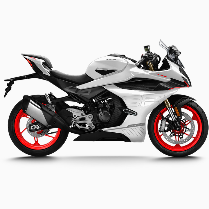 Mootorratas CFMOTO 450SR, valge
