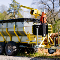 Luggage container: with chainsaw holder