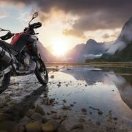 Demo mootorratas Aprilia Tuareg 660 E5 Martian Red