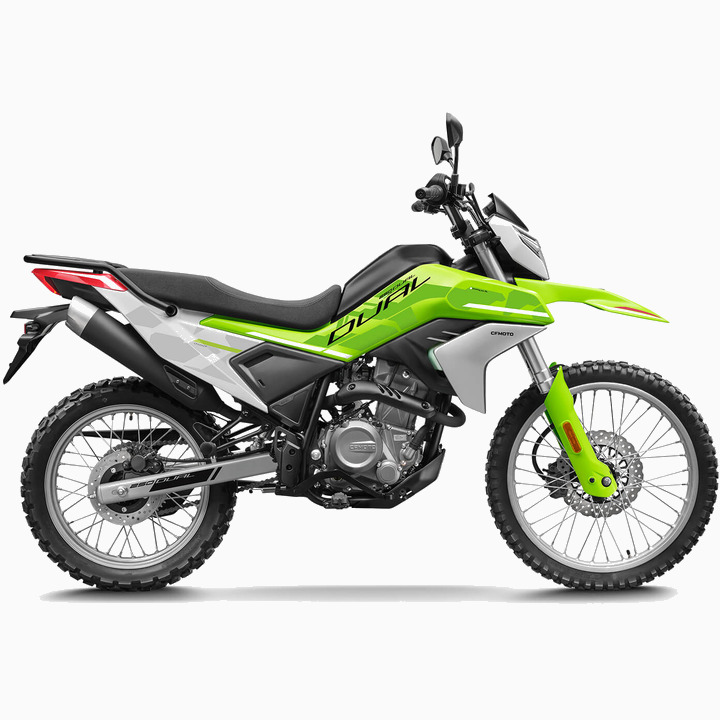 Mootorratas CFMOTO 250 DUAL, laimiroheline