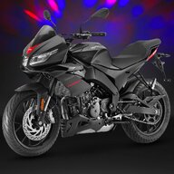 Mootorratas Aprilia Tuono 125 Mamba Grey