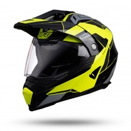 Kiiver MX/Enduro UFO Plast ARIES CROSSOVER HE162, must/kollane