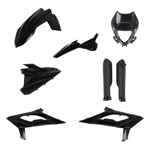 Plastikud BETA RR 23-24 black Acerbis FULL KIT