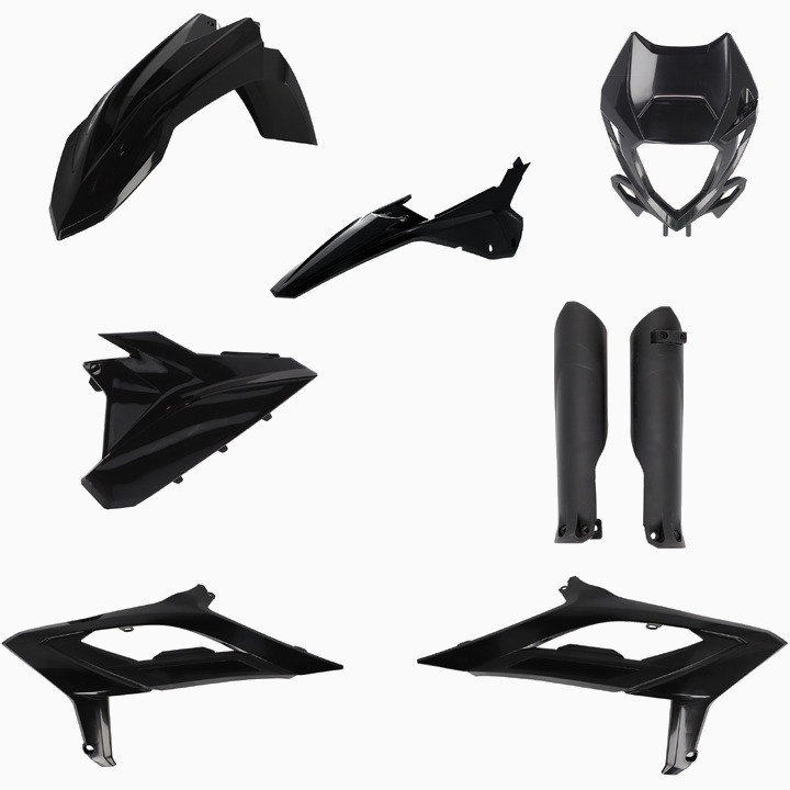 Plastikud BETA RR 23-24 black Acerbis FULL KIT