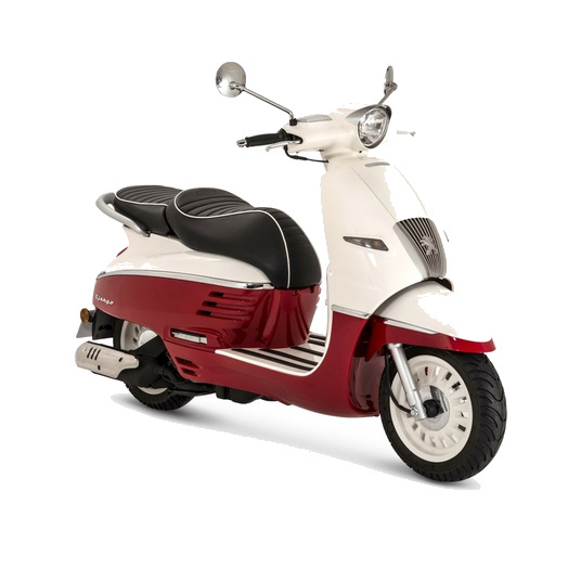 Roller Peugeot Django 50cc 4T Euro5, punane/valge