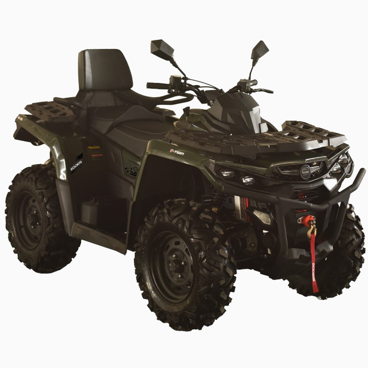 ODES 650L EPS Basic V-Twin T3b, dark green + tasuta haagis