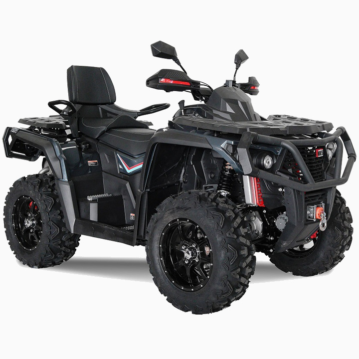 ODES 850L EPS V-Twin T3b, hall metallik + tasuta haagis