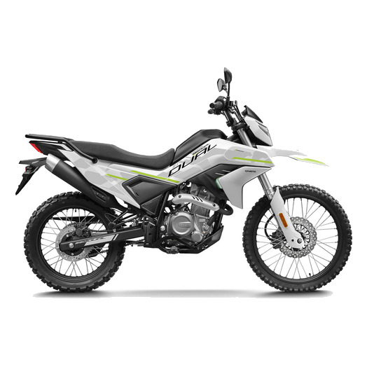 Mootorratas CFMOTO 250 DUAL, polaarvalge