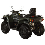 ODES 650L EPS Basic V-Twin T3b, dark green + tasuta haagis