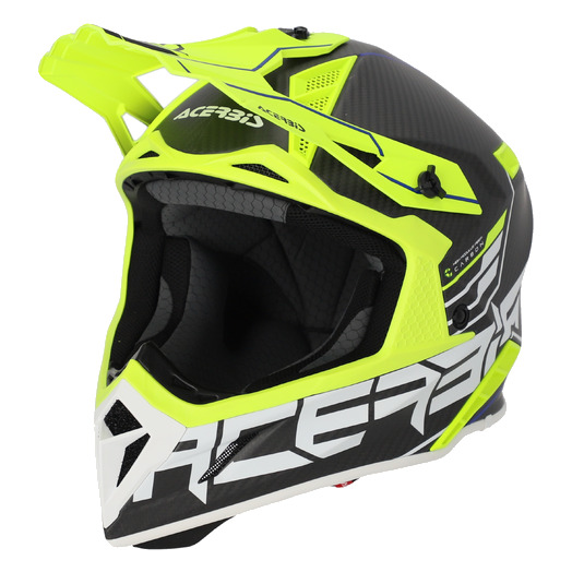 Kiiver STEEL CARBON 22-06 Acerbis, black/yellow