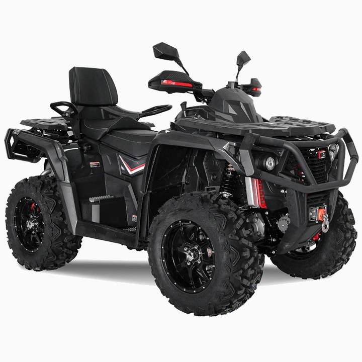 ODES 850L EPS V-Twin T3b, must + tasuta haagis