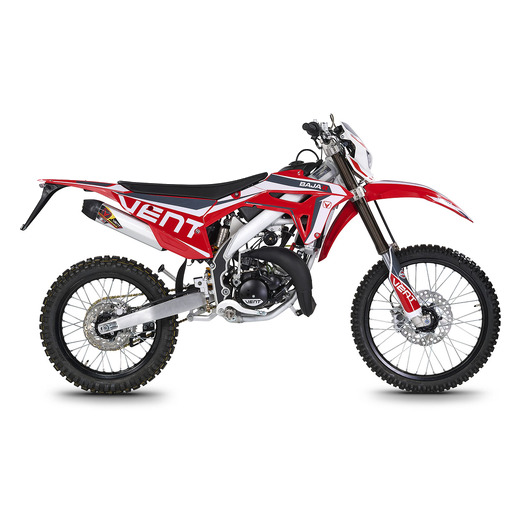 VENT BAJA RR 50 MY 2026 L1e tänavalegaalne punane/valge 