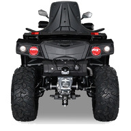 ODES 650L EPS V-Twin T3b, must + tasuta haagis