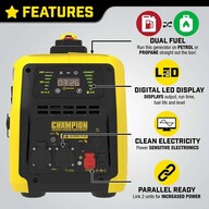 Inverter generaator Champion 82001i-E-DF-EU-SC 2kW