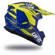 Kiiver MX/Enduro UFO Plast INTREPID HE133, sinine/kollane