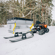 Trailer Skis (OFFROAD 500): for IB trailer p/n 89.1000