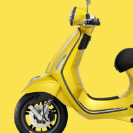 Roller Vespa Primavera S 50 Giallo Curioso