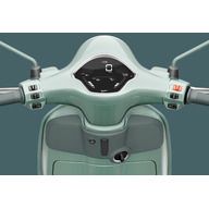 Roller Vespa Primavera 80th 125, Verde 80th