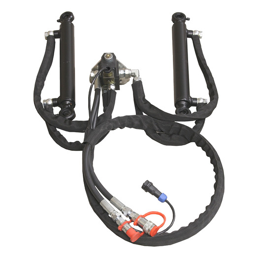 Hydraulic cylinders kit: with solenoid:(V-Plow 1500 turning)