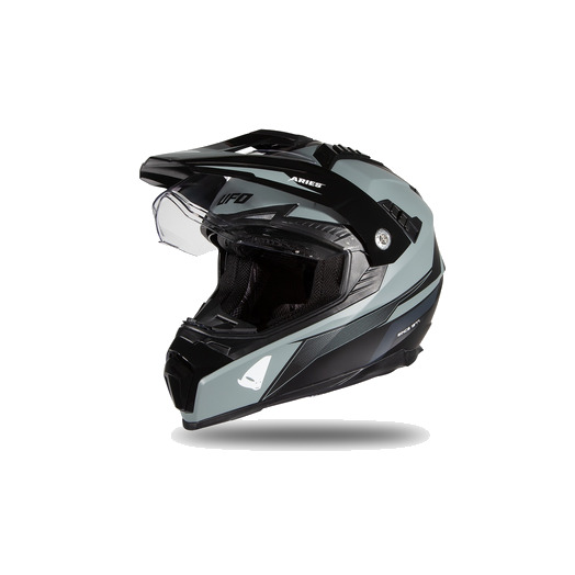 Kiiver MX/Enduro UFO Plast ARIES CROSSOVER HE180, must/hall