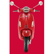 Roller Vespa Primavera 125, Rosso