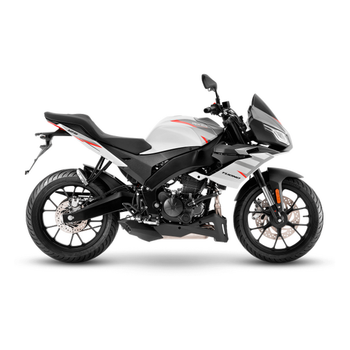 Mootorratas Aprilia Tuono 125 Euro5, Lightning White