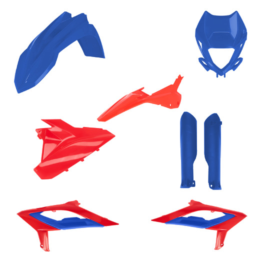Plastikud BETA RR 23-24 red-blue Acerbis FULL KIT