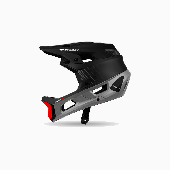 Kiiver MX/Enduro UFO Plast Defcon-One, must/hall S