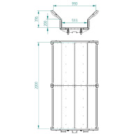 Kast ATV haagisele: IB 1000